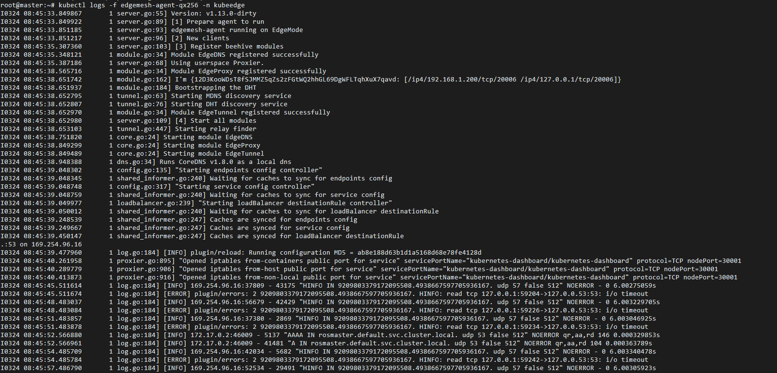通过edgemesh完成Ros的跨子网访问问题 · Issue #455 · kubeedge/edgemesh · GitHub