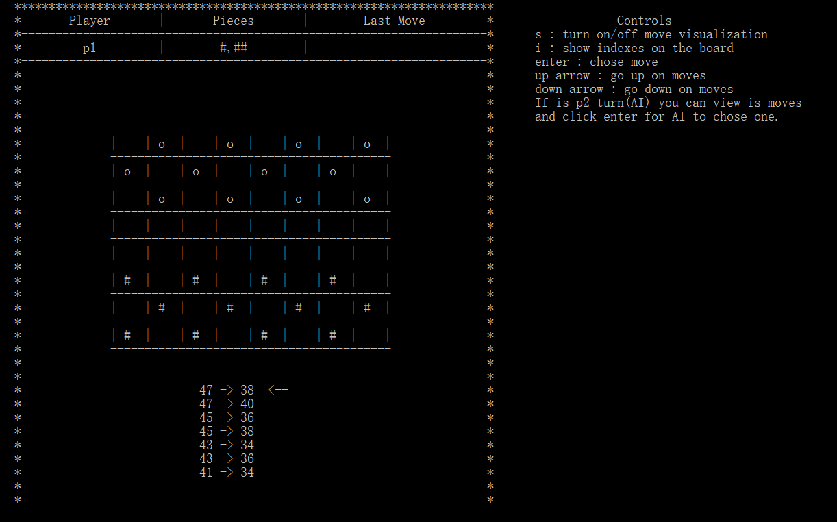 GitHub PedroGit30/checkersPrologAi Checkers ai using the prolog programming language