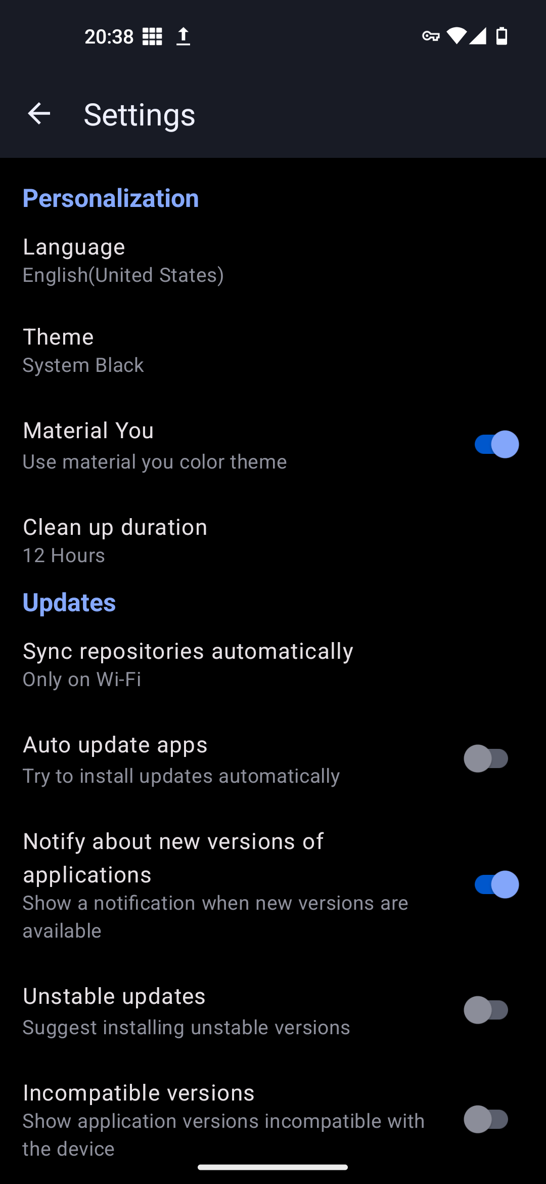 [BUG] App follows Material You theme only when set to "black" · Issue ...