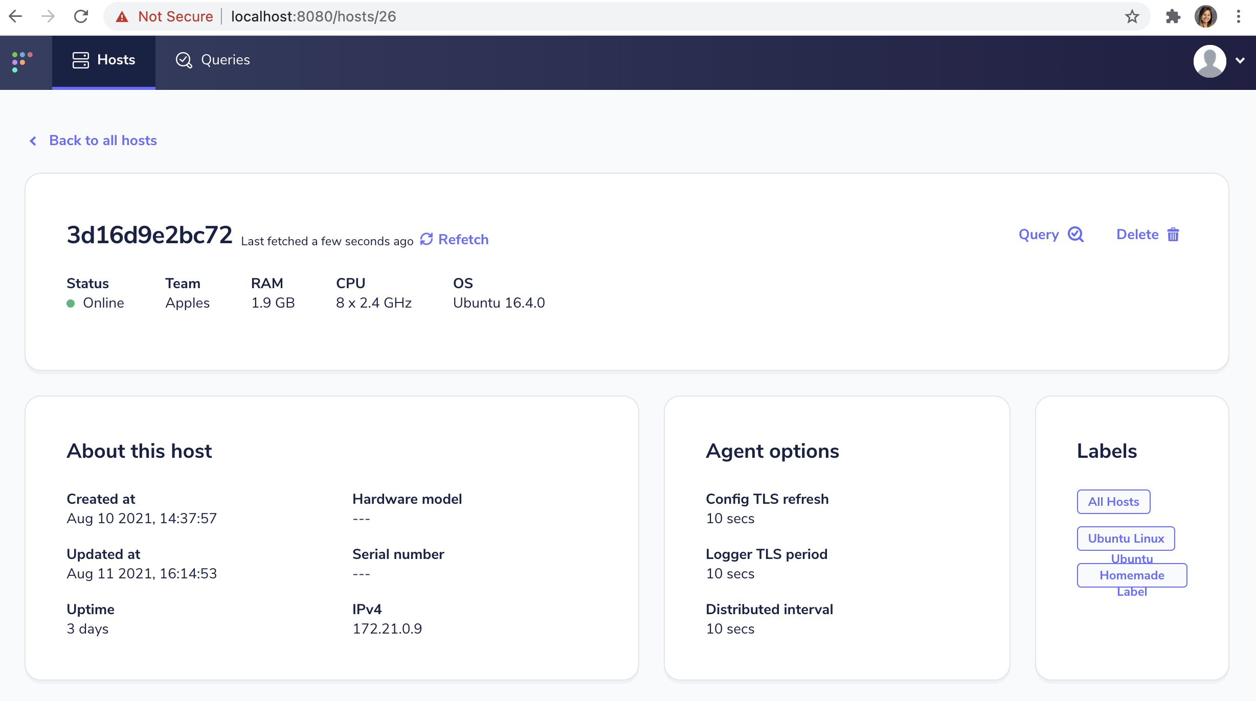 Host Details Page: Fix pill styling · Issue #1643 · fleetdm/fleet · GitHub