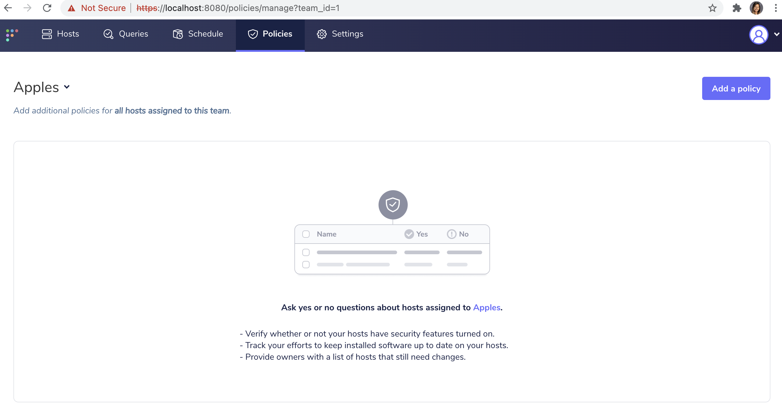 Policies: UX bug with adding policy to a team · Issue #3110 · fleetdm ...