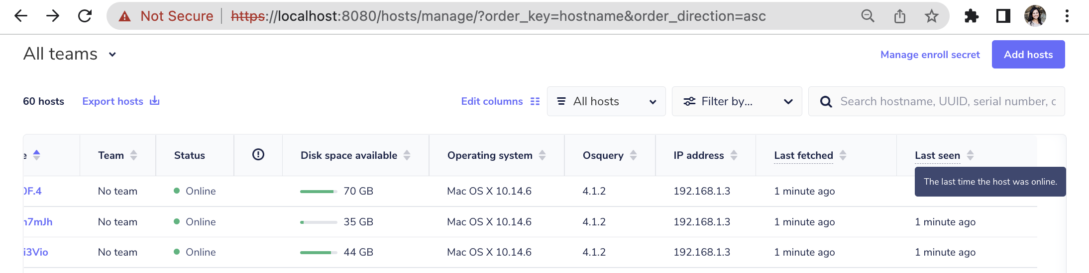 Table Header Tooltip Fleet UI: New header tooltip pushing edge of table (non-released ...