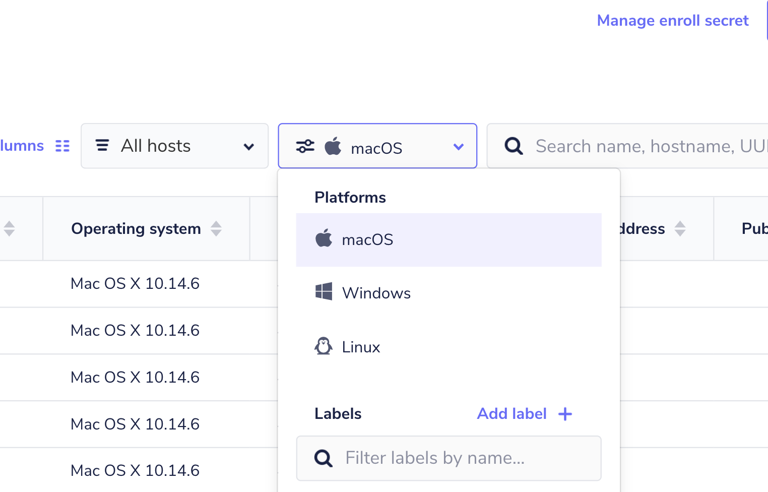 Fleet UI Fix label dropdown height, indicator color by RachelElysia