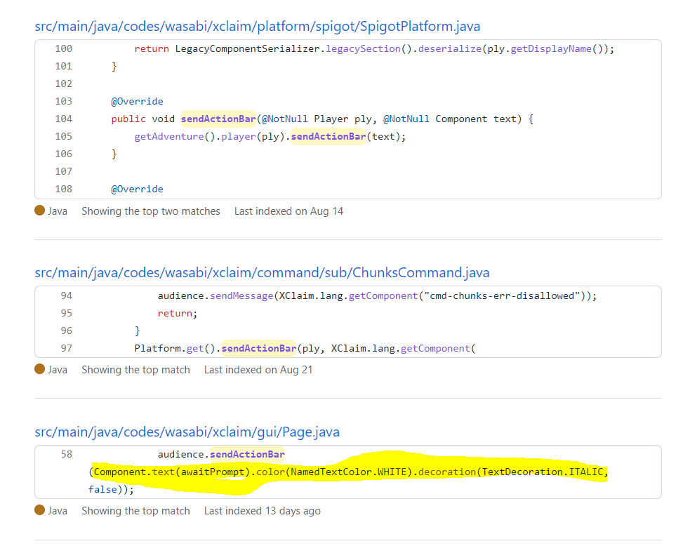 Searching or Renaming 