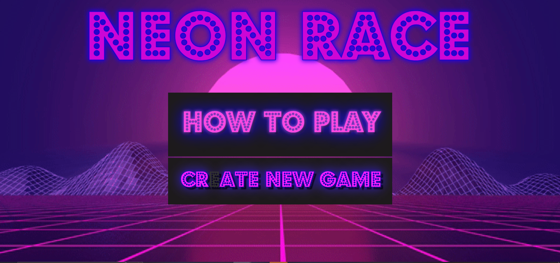 GitHub - na105/Neon_Race: Neon Race is a web race car game application ...