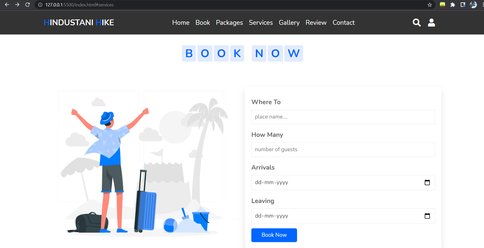 GitHub - pragya644/HINDUSTANI-HIKE: Its an full stack travel website.