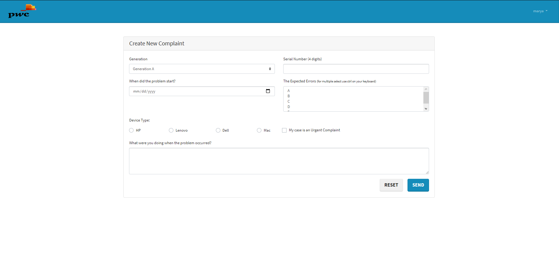 GitHub - Marya-Alzubi/PwC_Laravel_PHP_ComplaintManagementPortal: junior ...
