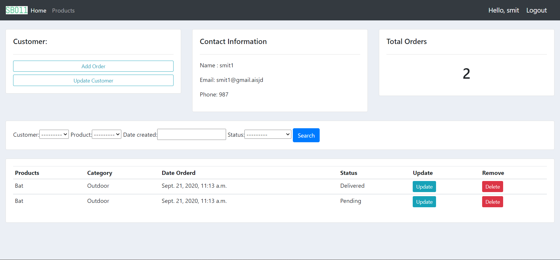 GitHub - sb011/Customer-Containment: This web application is used for ...