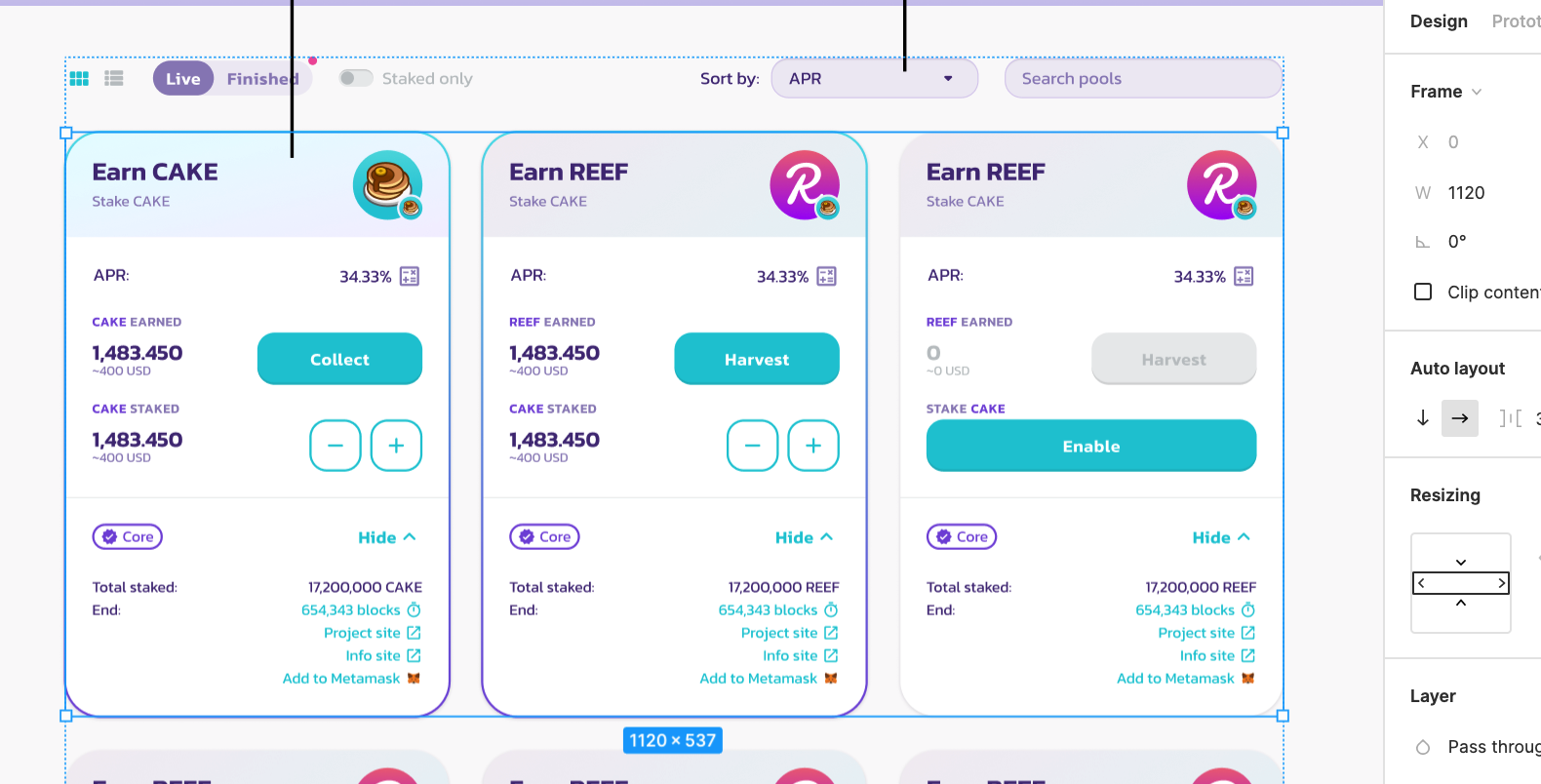 [QA] Pool Cards rework · Issue 732 · pancakeswap/pancakefrontend · GitHub