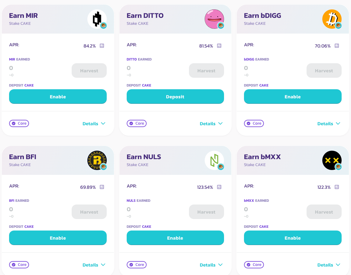 [QA] Pool Cards rework · Issue 732 · pancakeswap/pancakefrontend · GitHub