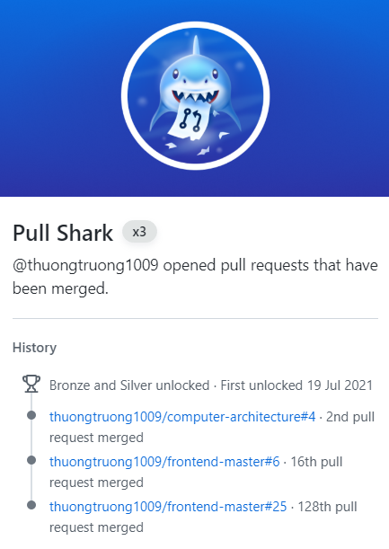 how to get shark achivments? · community · Discussion #20440 · GitHub