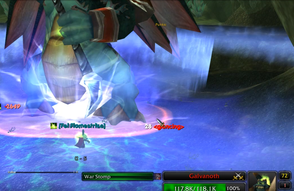 [Mob] Galvanoth's War Stomp has smaller effective range than it should ...