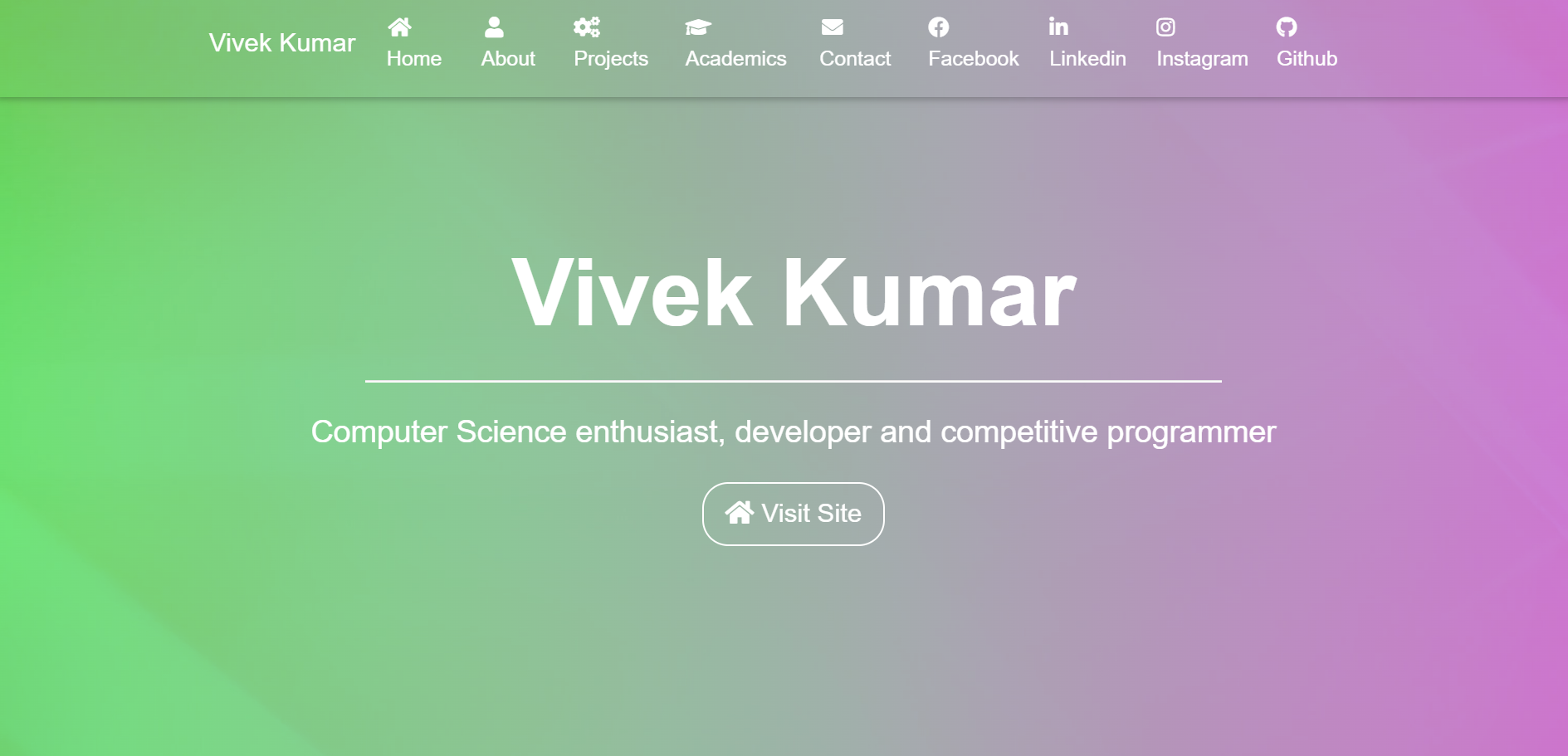 GitHub - dreamvivek1/Portfolio-website
