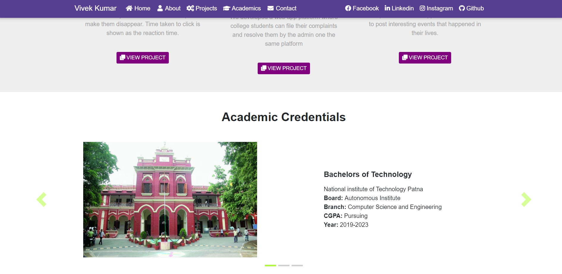 GitHub - dreamvivek1/Portfolio-website