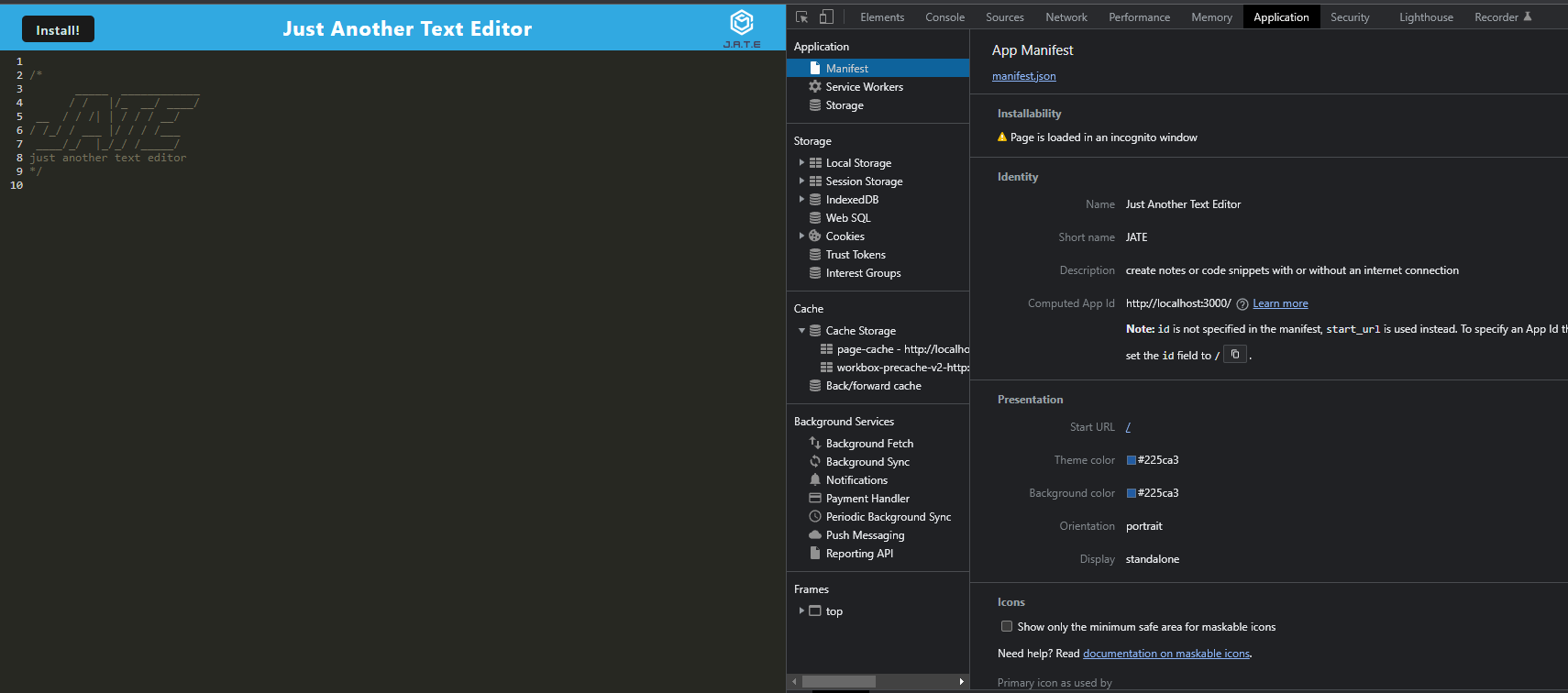 GitHub rubbertoe64/pwatexteditor PWA Text Editor