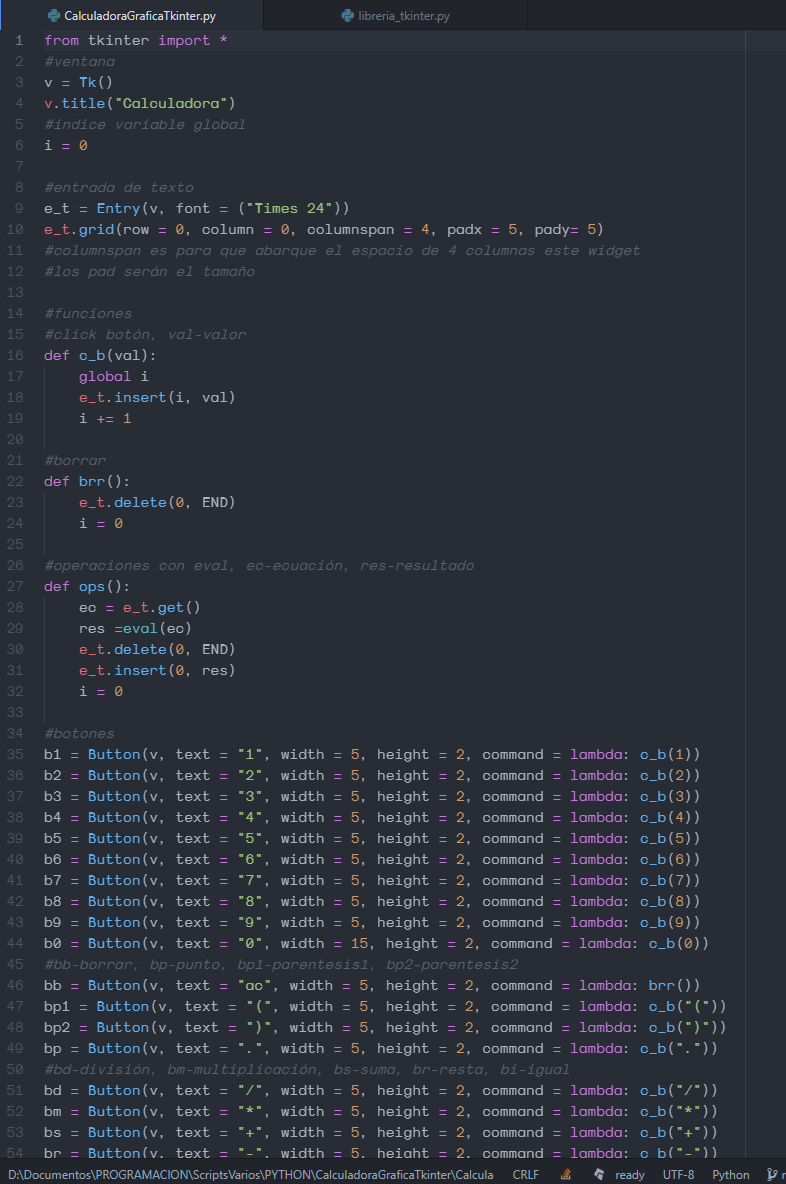 GitHub - SEREMM/CalculadoraGraficaTkinter: Calculadora gráfica tkinter