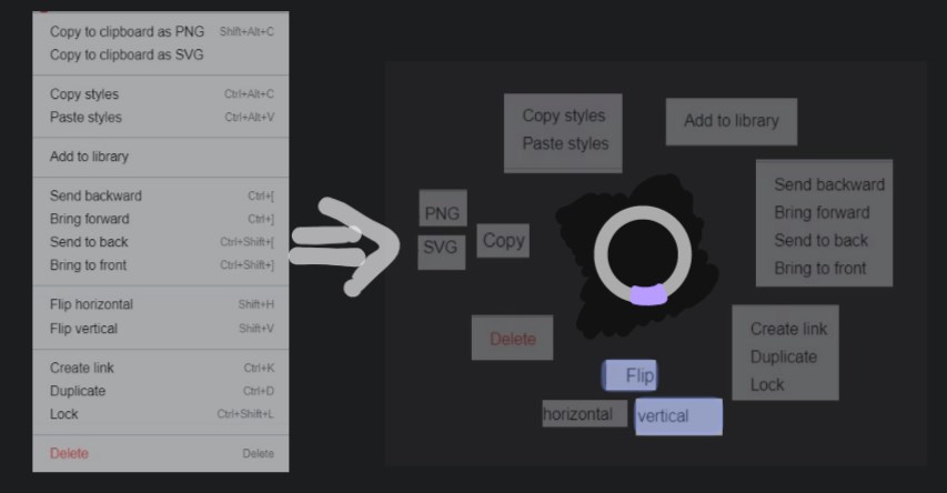 12. 🌟linear context menu not quickest way · Issue #5651 · excalidraw ...