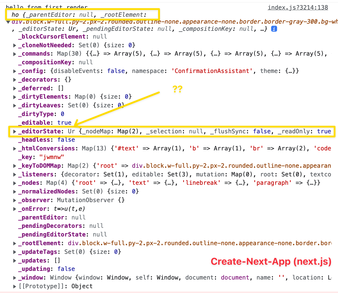 Bug: EditorState is corrupted in next.js · Issue #4055 · facebook ...