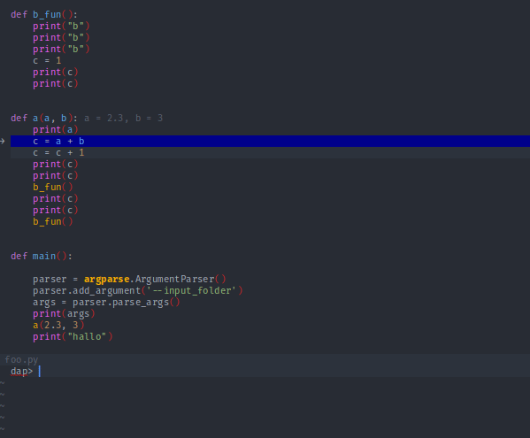 image showing how variable values are shown as virtual text to the exterior side of code.