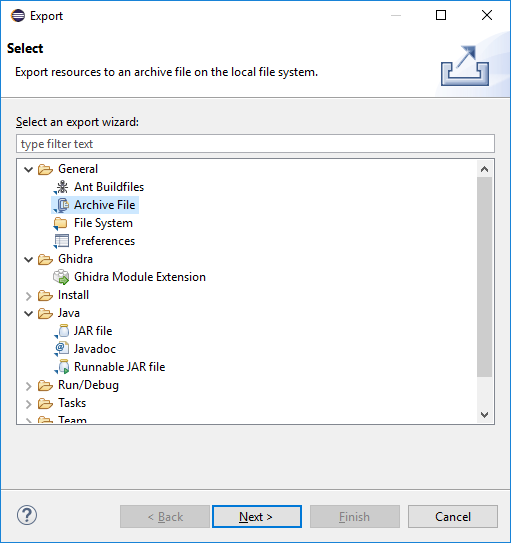 GhidraDev Eclipse sources export · Issue #283 · NationalSecurityAgency ...