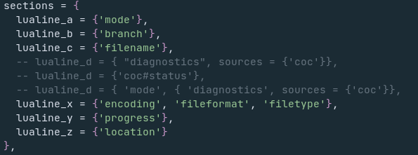 How to get it work with coc.nvim? · Issue #293 · nvim-lualine/lualine ...