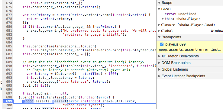 Assertion failed: Wrong error type in Player#load · Issue #1278 · shaka ...