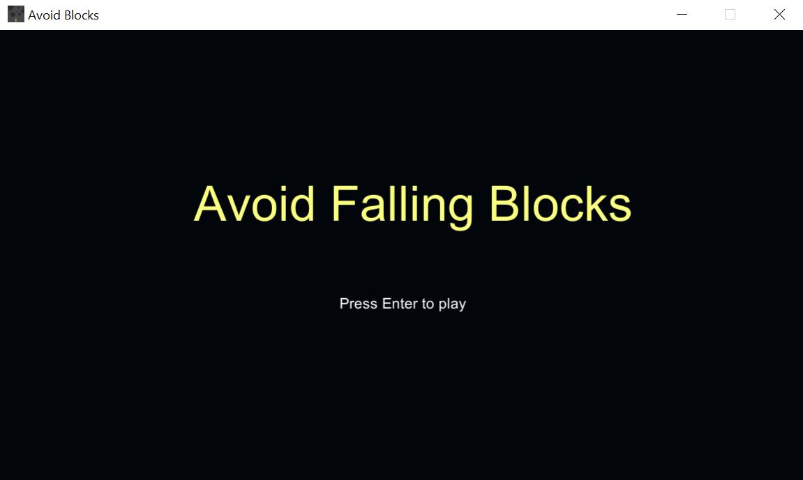GitHub - AhmarZaidi/AvoidFallingBlocks: Avoid falling blocks made using ...