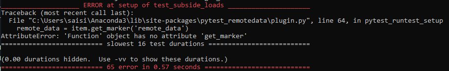 Request help with pytest · Issue #1087 · landlab/landlab · GitHub