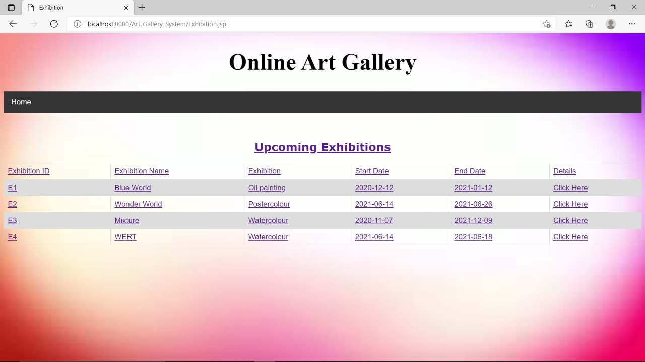 GitHub - yashwanthraghupati/Art-gallery