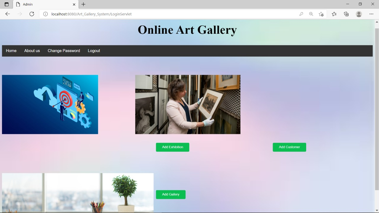GitHub - yashwanthraghupati/Art-gallery