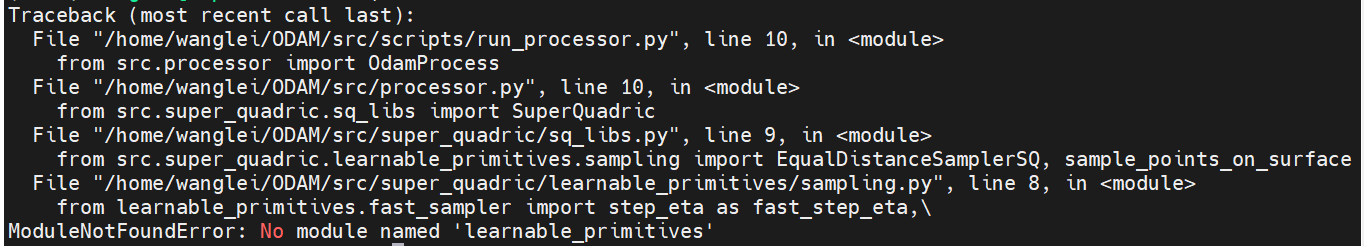 Unable to start · Issue #3 · likojack/ODAM · GitHub