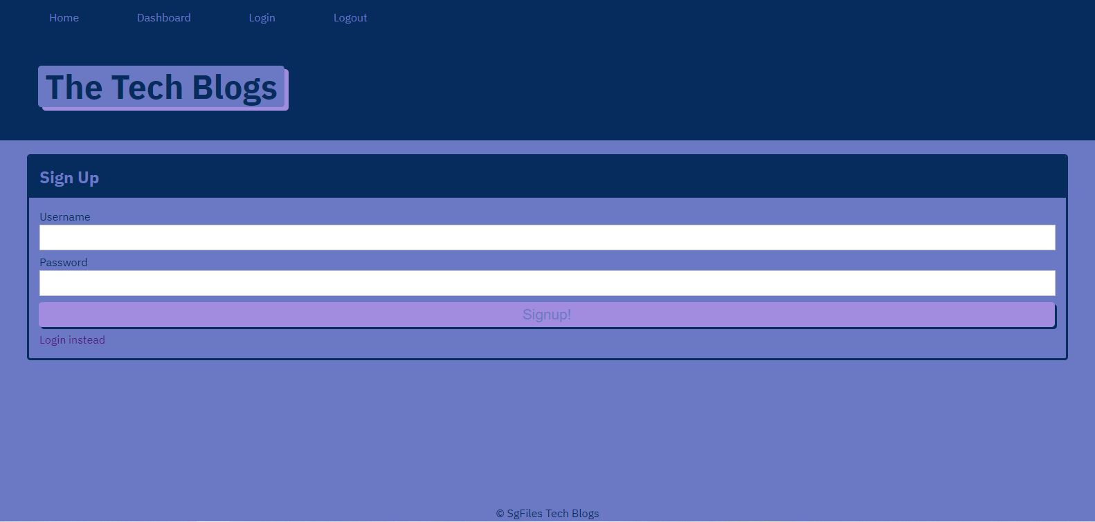 GitHub - sgfiles/The-Tech-Blog: A CMS-style blog site similar to a ...