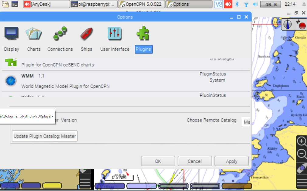 PM, UI: Plugins tab/page - sizer · Issue #1670 · OpenCPN/OpenCPN · GitHub