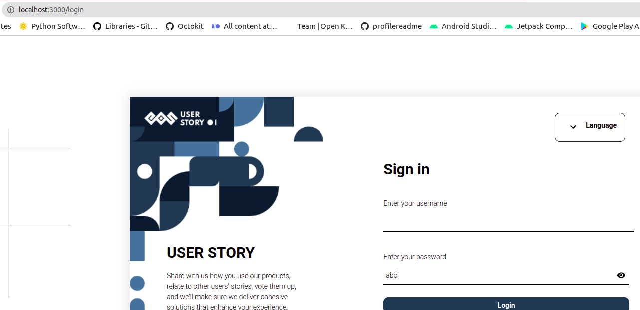 Login page password visibilty icon works in opposite manner · Issue ...