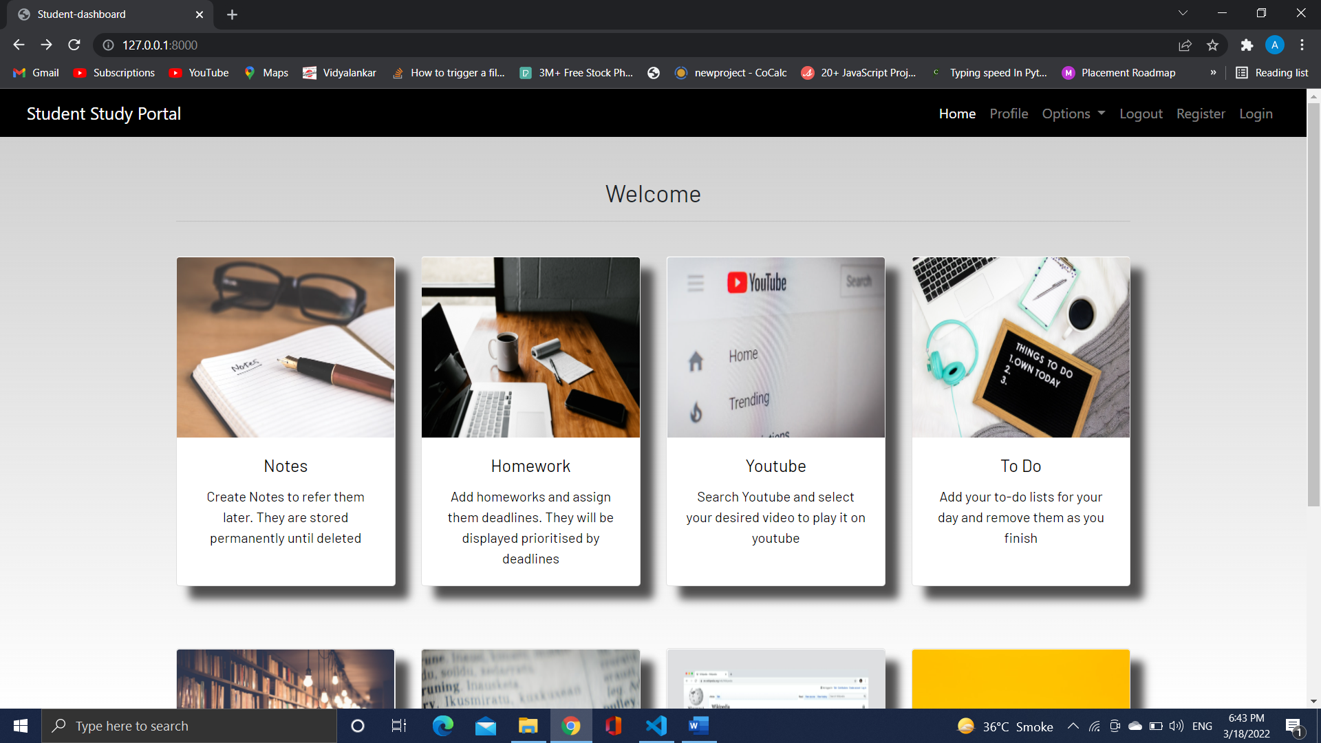 GitHub - ameyrajmane/Study-Portal