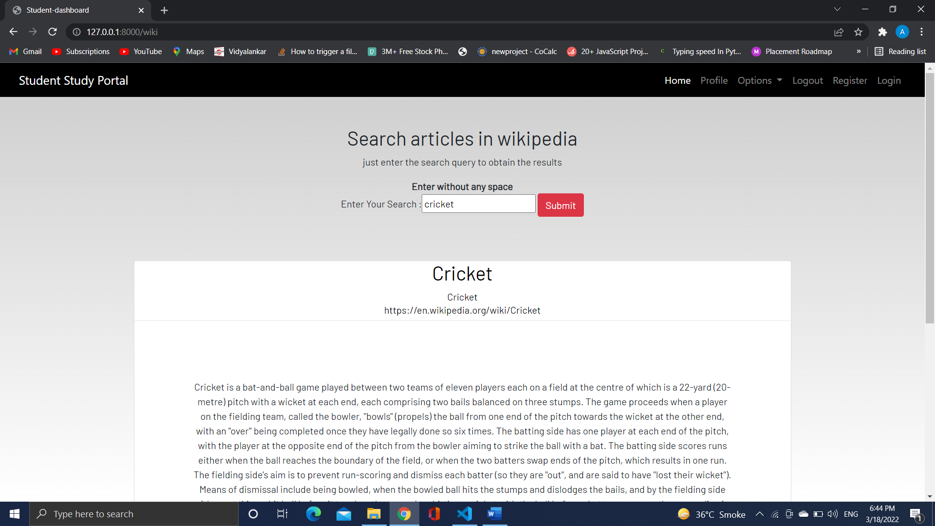 GitHub - ameyrajmane/Study-Portal: A Study Portal built with Python ...