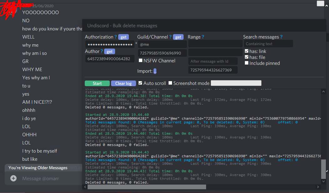 [BUG] Zero results search · Issue #126 · victornpb/undiscord · GitHub