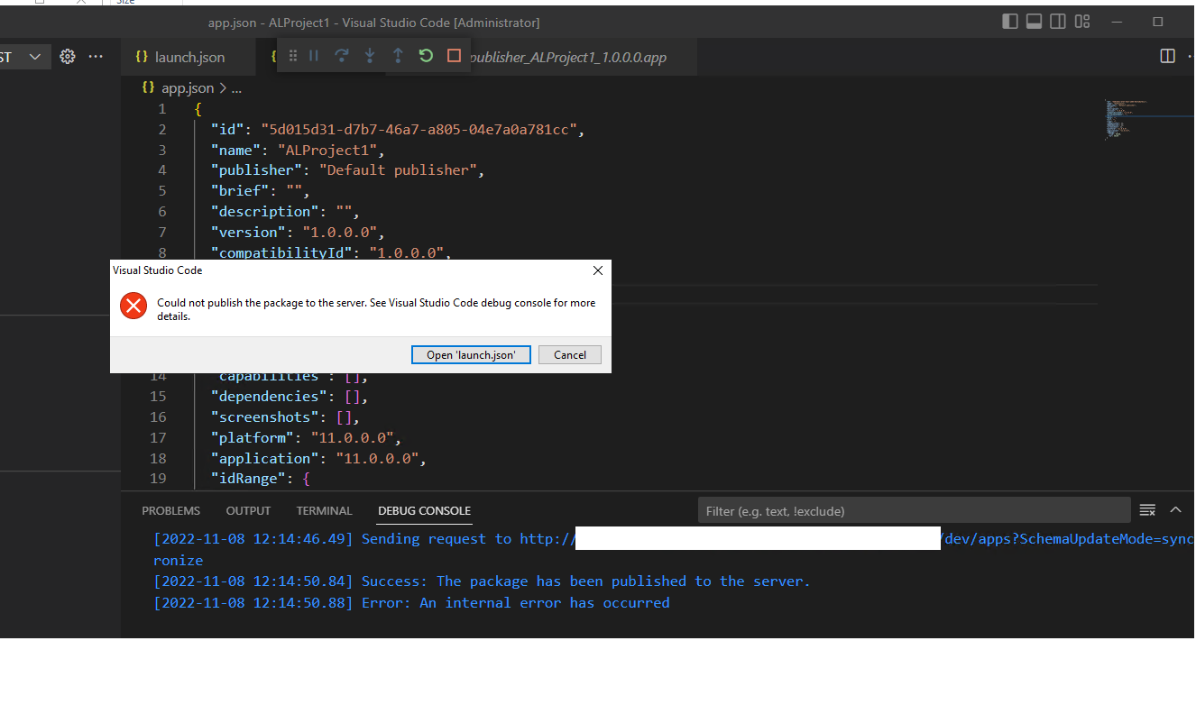 After vscode update: Can't debug/publish anymore with older versions of ...