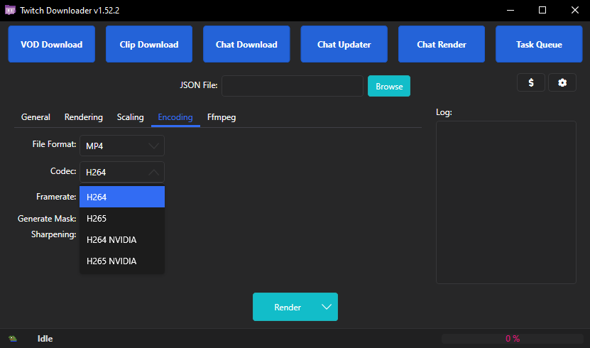 Video Encoding Details in the GUI · Issue #651 · lay295 ...