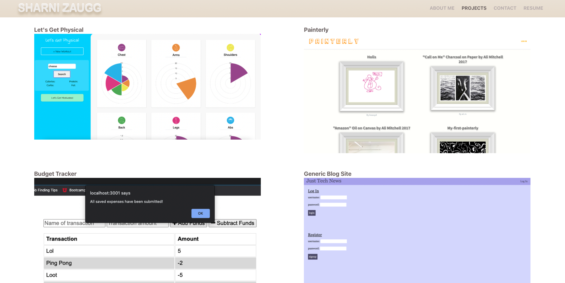 GitHub - sharni595/myPortfolio2.0: My updated portfolio, created using ...