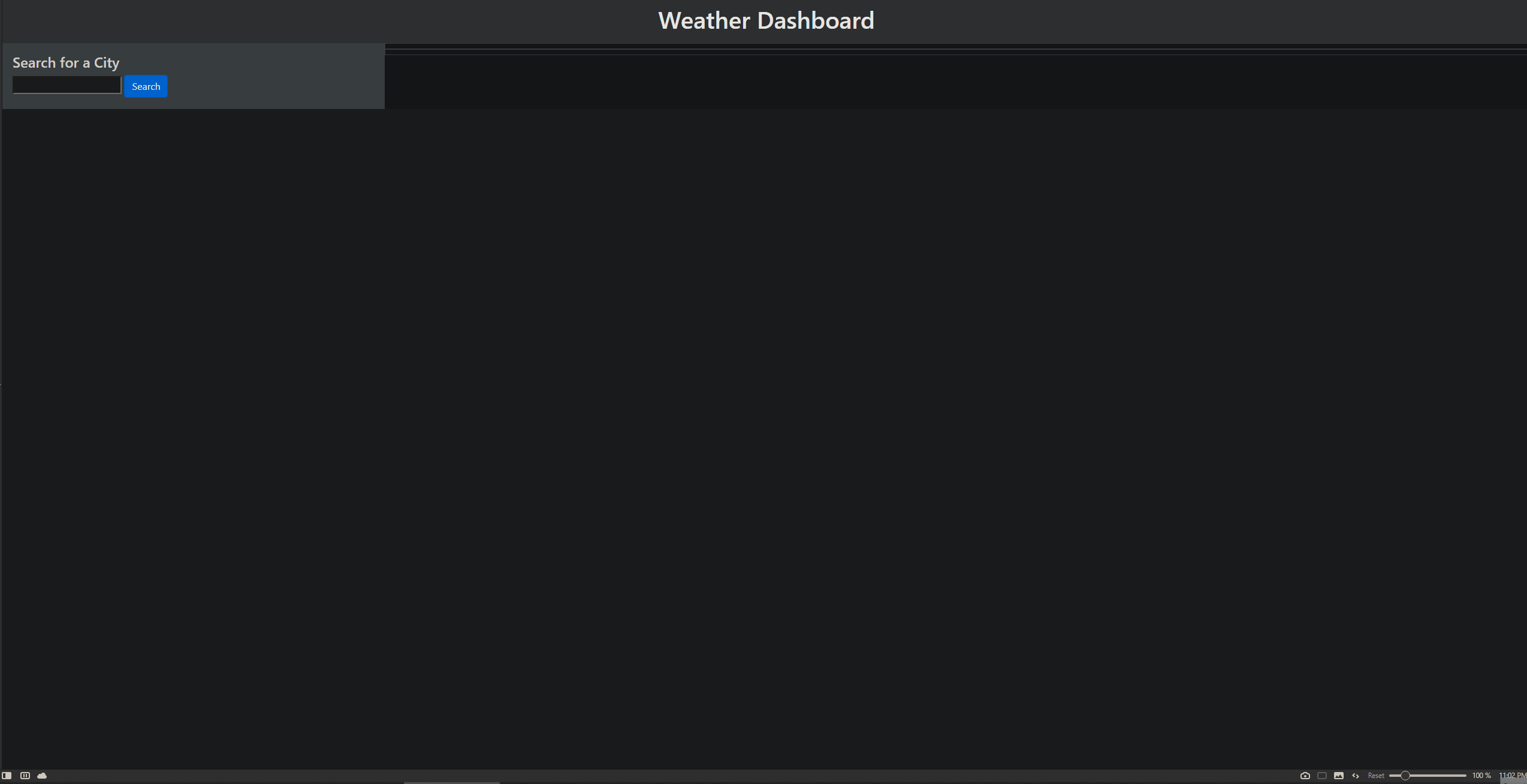 GitHub walkerj90/weather dashboard GitHub walkerj90/weather dashboard