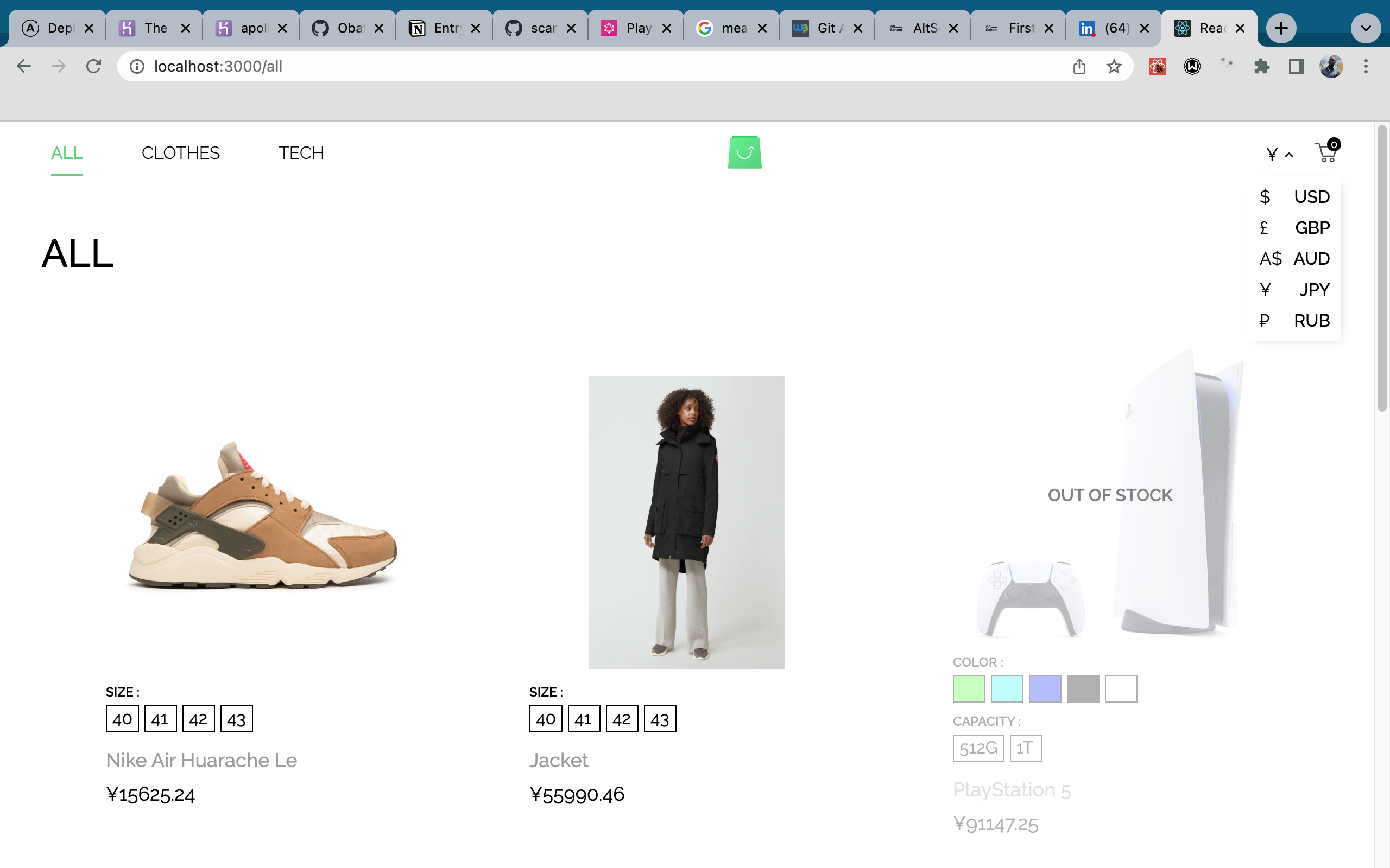 GitHub - hezcode/jnr-frontend-task: This is an e-commerce project that ...