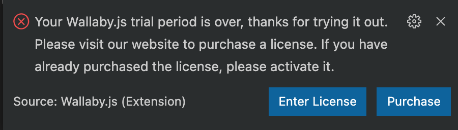 Cannot start test in VS Code with a testing licence · Issue #2925 ...