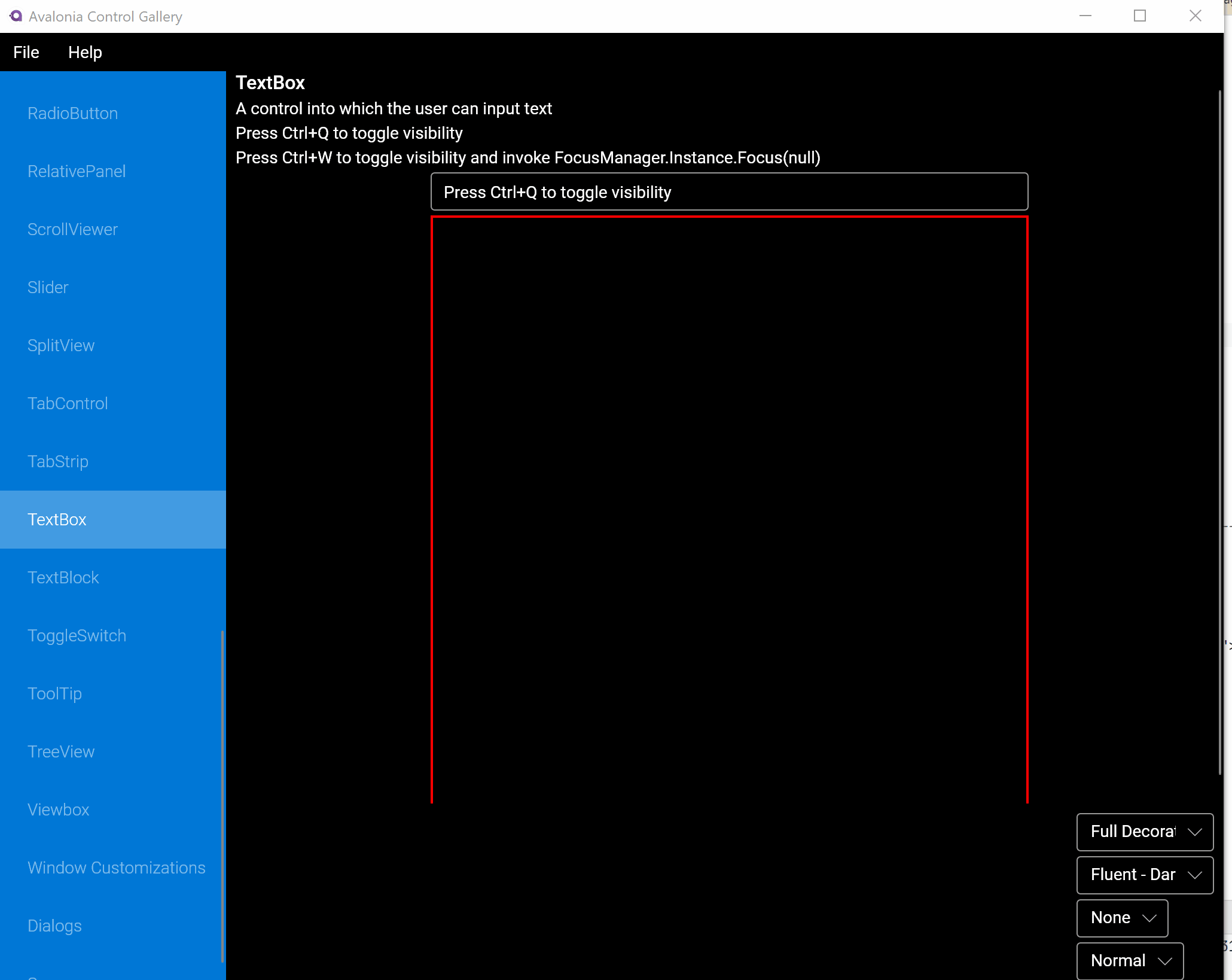 Invisible element remained focused · Issue 5021 · AvaloniaUI/Avalonia