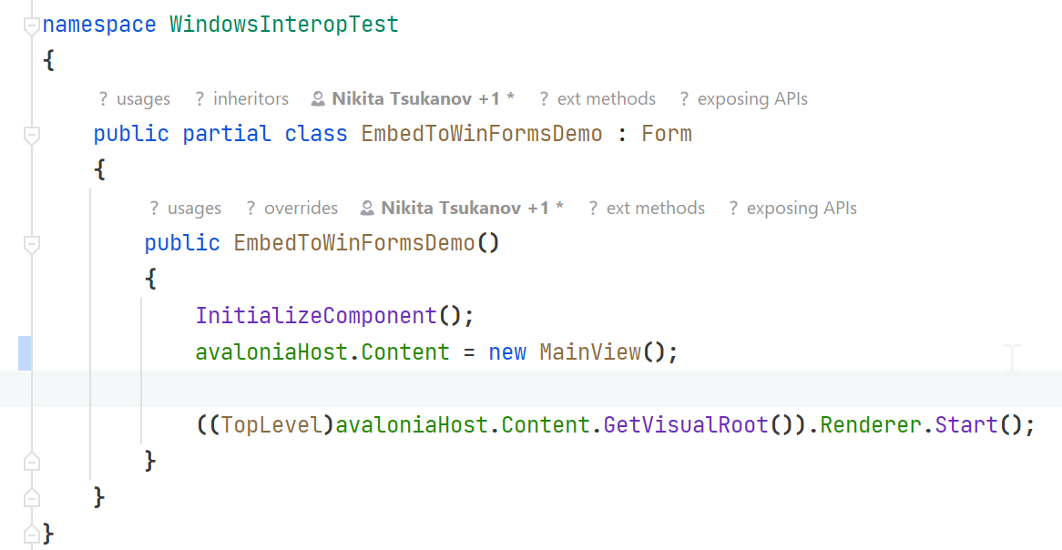 WinFormsAvaloniaControlHost: Renderer is not started by default · Issue ...