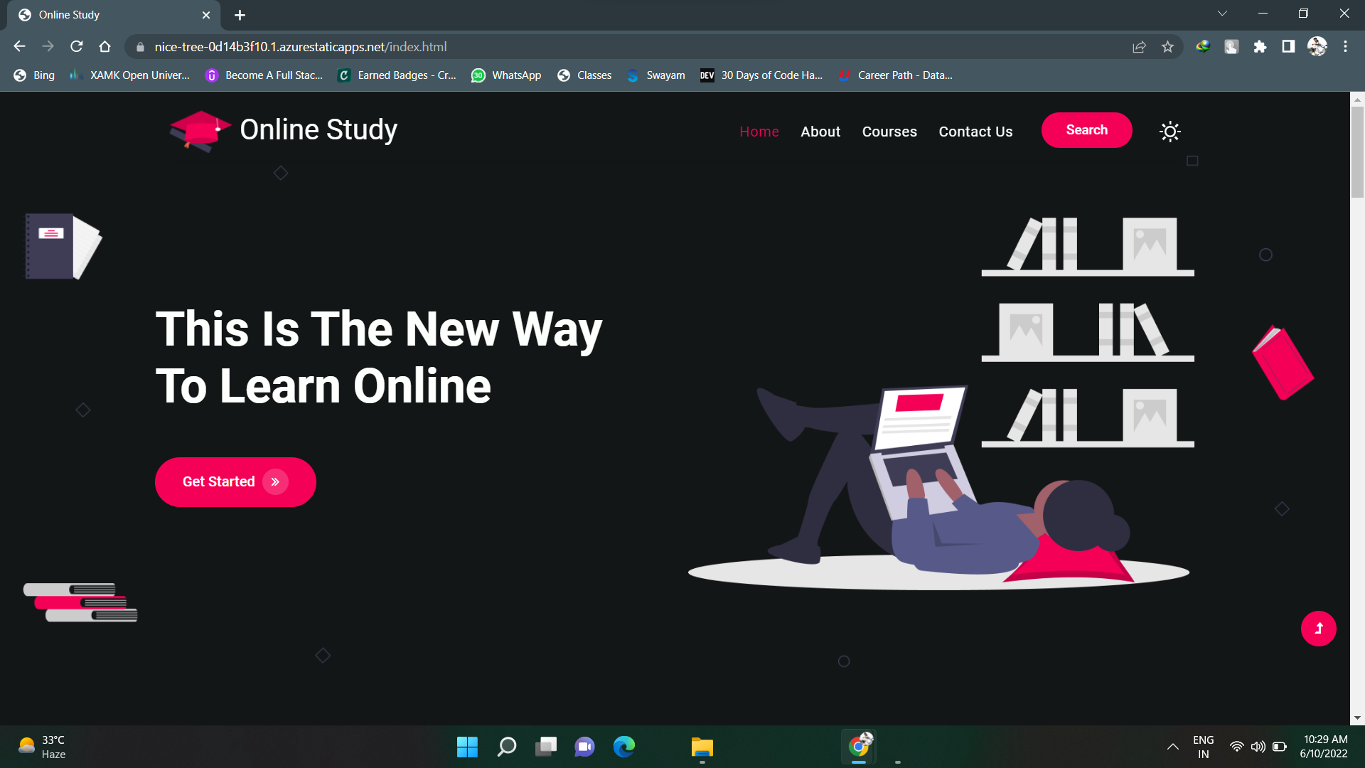 GitHub - Aman736/FinalProject: Here I created a Online Education ...
