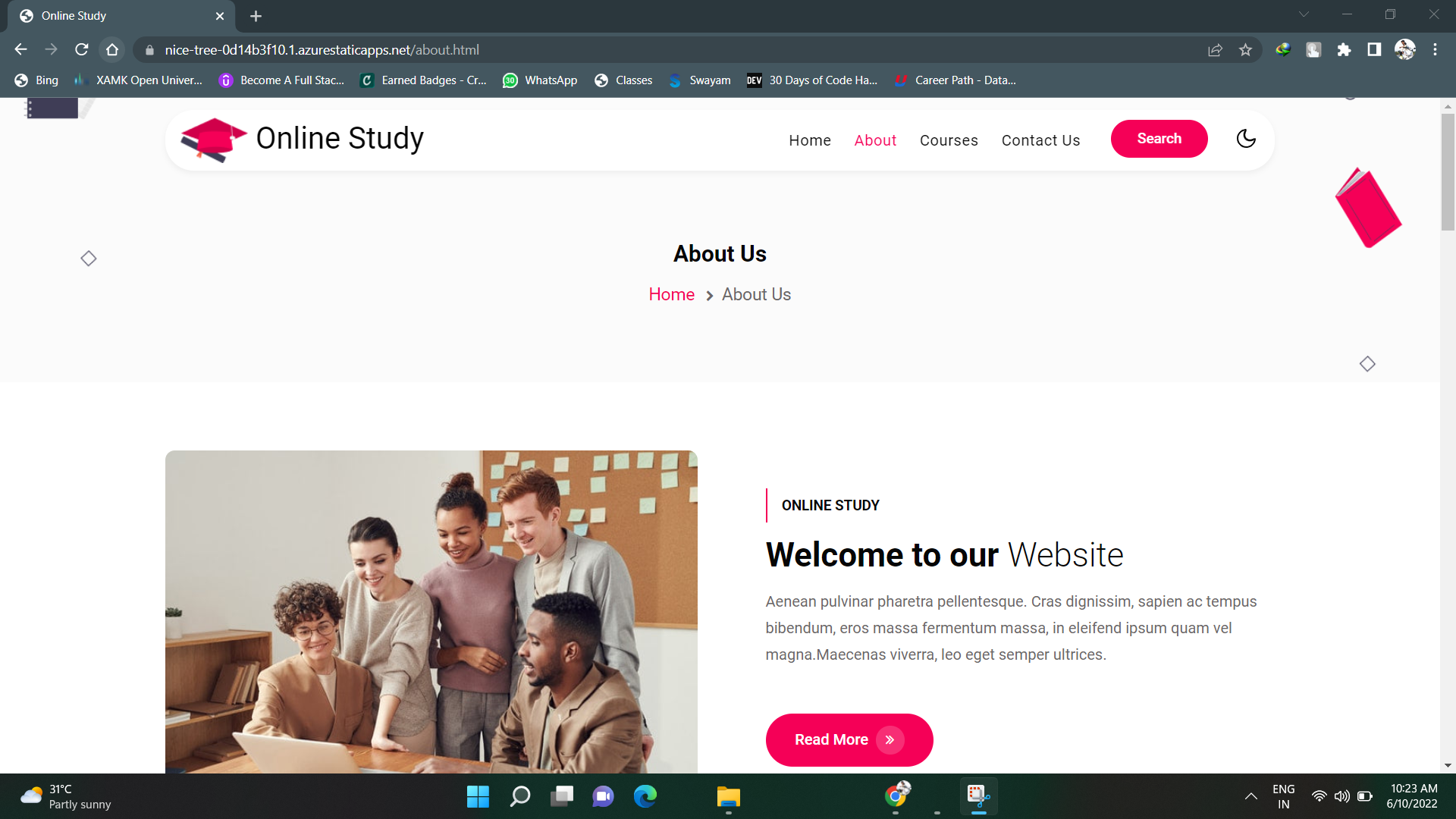 GitHub - Aman736/FinalProject: Here I created a Online Education ...
