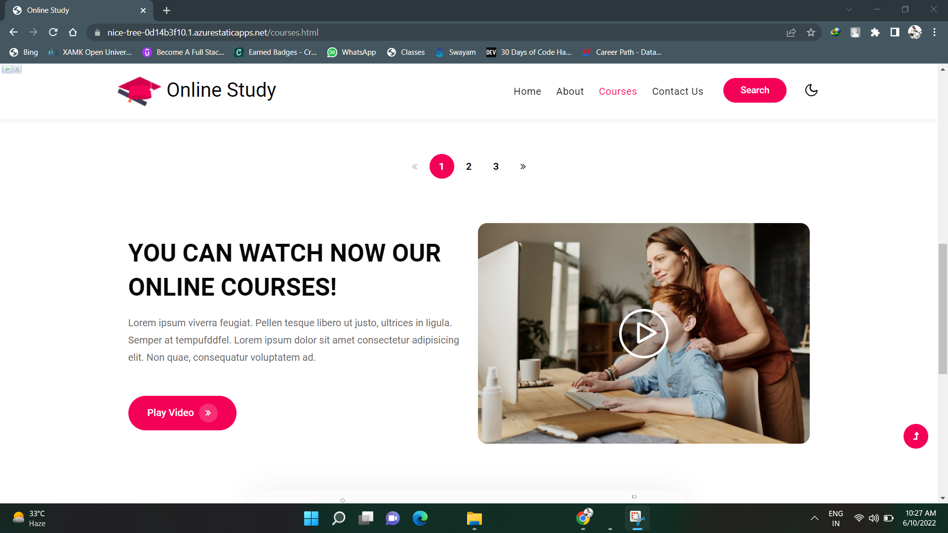 GitHub - Aman736/FinalProject: Here I created a Online Education ...