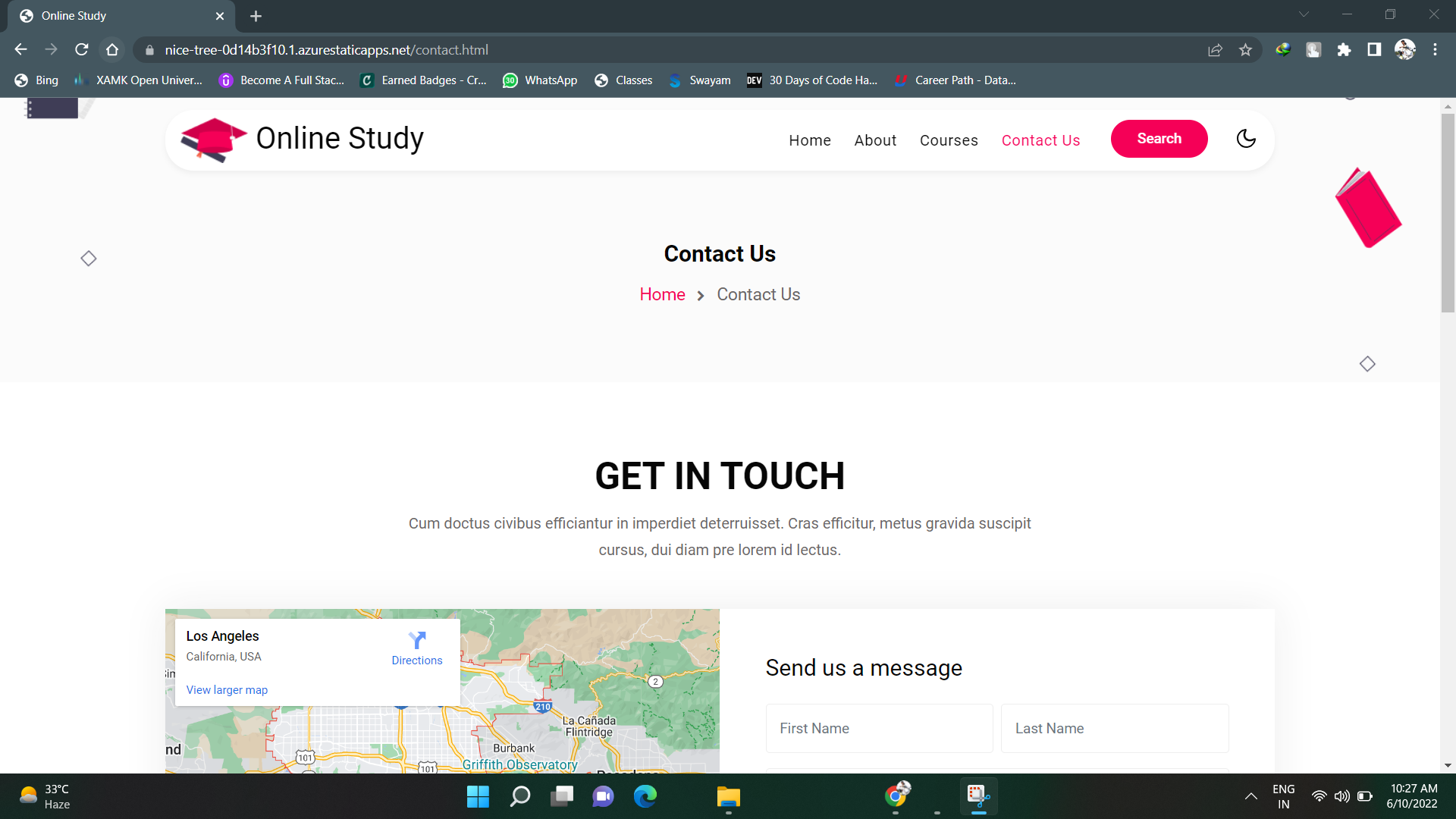 GitHub - Aman736/FinalProject: Here I created a Online Education ...