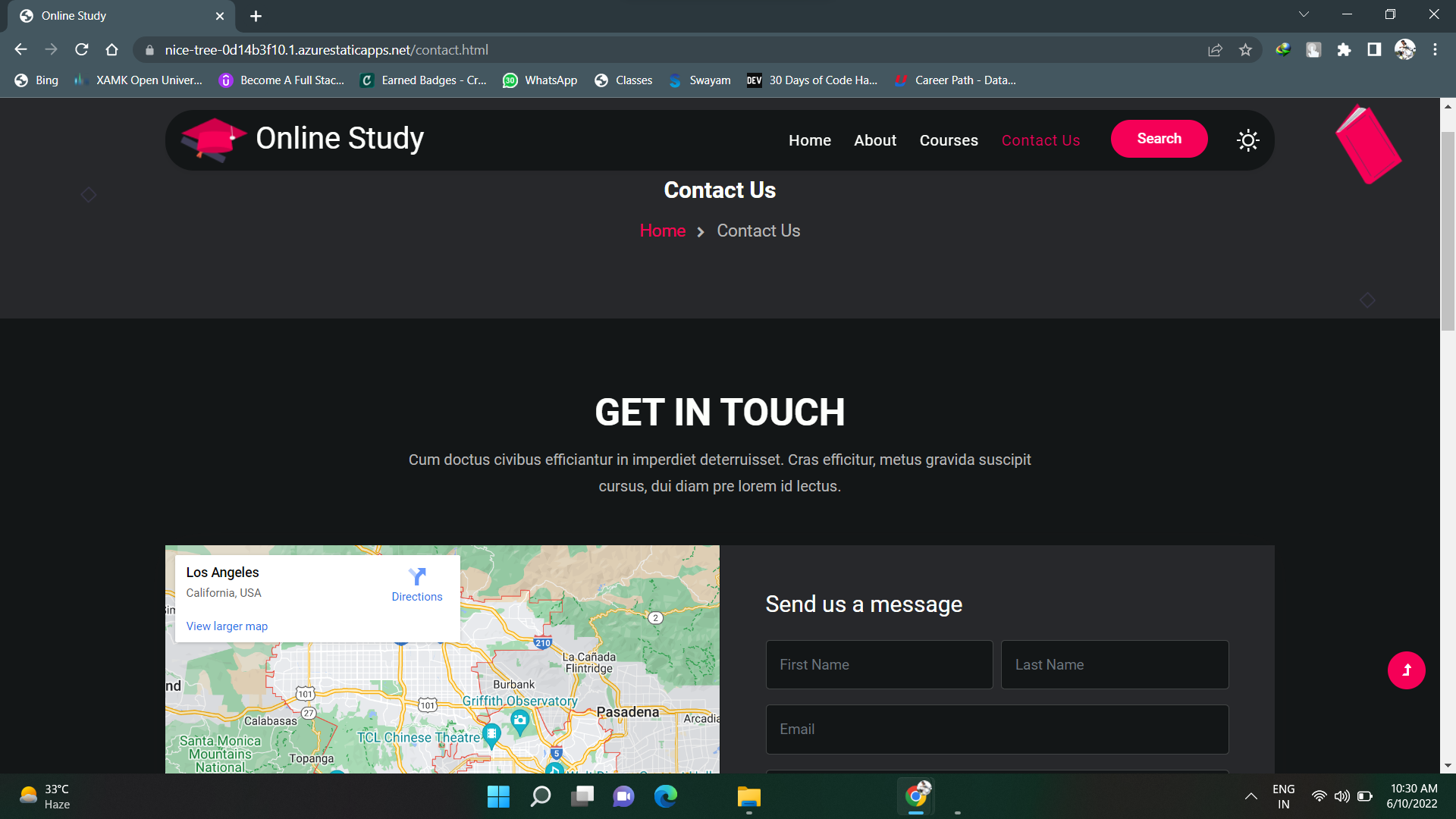 GitHub - Aman736/FinalProject: Here I created a Online Education ...